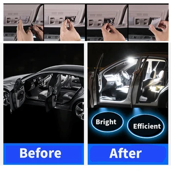 11x Canbus bez Chyb LED Vnitřní osvětlení Kit Balíček pro 2019 2020 Hyundai Sonata autodoplňky Mapu Dome Kufru Licence Světlo