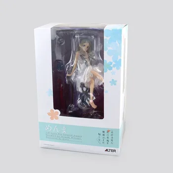 Menma Huong Anohana Honma Meiko Anime Obrázek PVC Akční Figurky hračky Anime obrázek Hračky Kolekce Model Panenka Dárky 22CM