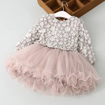 2020 Nové Šaty Pro Dívky Narozeniny Šaty Dětské Oblečení Princezna Šaty Děti Oblečení Svatební Průvod Plesové Šaty