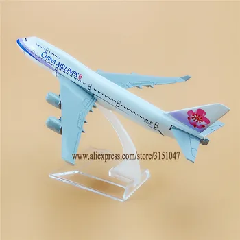 16cm Vzduchu Tchaj-wan China Airlines Boeing 747 B747 Model Letadla Slitiny Kov Diecast Model Letadla Letadla Airways Děti Dárek