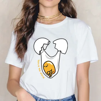 Japonské Harajuku Roztomilé Gudetama Líný Vaječný Žloutek funny t košile muži Bavlna Kawaii karikatura tisk tričko novinka ženy t-shirt topy