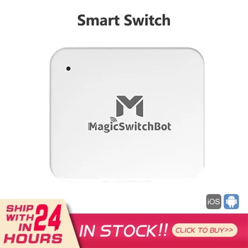 Bluetooth 5.0 Smart Switch Knop Tlačítko Tlačná Pro Garáže Zdi Vypínač, Aplikace, Časovač, Ovládání Voor Home Security Magic Switch
