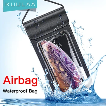 KUULAA Vodotěsný Telefon Pouzdro Podvodní Telefon Bag Případě, Plavání, Potápění Telefon Případě Taška pro Xiaomi iPhone Huawei Samsung