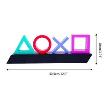 Playstation Znamení, Hlasové Ovládání, Hry, Ikona, Světlo Akryl Atmosféru Neon Bar Dekor 667A