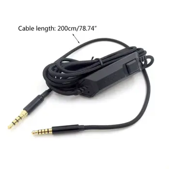 Audio Kabel pro Sluchátka Kabel Line pro Logitech G433 G233/G Pro/G Pro X Sluchátka X6HB