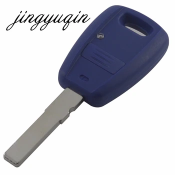 Jingyuqin 10pcs/lot Náhradní Keyless Entry Dálkové Fob Klíč Shell Případě Bydlení pro Fiat Punto, Doblo Bravo Modrá