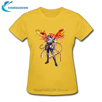 Novinkou Ženy, Bavlna O Krk Cool T Shirt Dětství Ko Rytíři Zvěrokruhu Phoenix Ikki Saint Seiya Krátký Rukáv T-Shirt