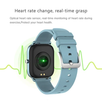 Volání Bluetooth P9 Chytré Hodinky, Muži Plné Dotykové Fitness Tracker, Krevní Tlak Smart Clock Ženy GTS Smartwatch P8 Pro Android IOS
