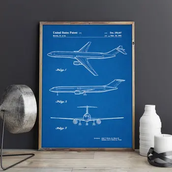Boein 777 patent, kresby Letadel, Letectví, umění zdi,VZDUCH, Letadlo, plakáty, pokoj dekor, tisk,plán, dárek,Dekorace na zeď