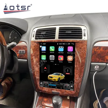 128 G Carplay Tesla Obrazovce Android 10 Auto Multimediální Přehrávač Pro Jaguar XK XKR S XKR-S GPS Navigace Audio Rádio stereo hlavy jednotka