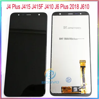 Pro samsung J4 Plus J415 J410 J6 Plus J610 LCD Displej s Touch Digitizer Shromáždění J415F J415G J415M J415FN