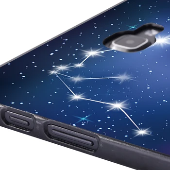Pro Samsung Galaxy Tab A6 10.1 T580 T585 Anti-fall Hard Shell Tablet Ochranné Pouzdro s Hvězdnou Obrázky z 12 Souhvězdí