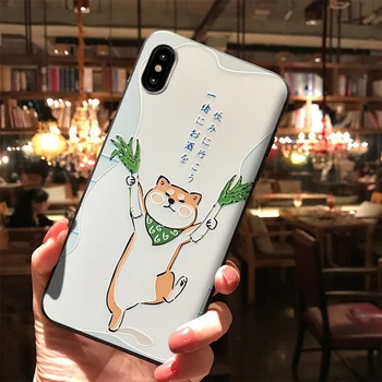 Japonské Shiba Inu Sushi Telefon Pouzdro pro Xiaomi Redmi Note 7 8 9 Pro 8T 7A 8A Mi 10 9 8 Lite 9T CC9 CC9e Capa Měkké TPU Zadní Kryt