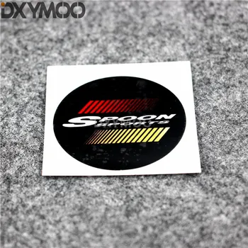 2KS Motocykl Motorka Samolepky JDM Car Styling Vinyl Obtisk Reflexní pro GK5 FD1 Lžíce Sportovní 5x5cm