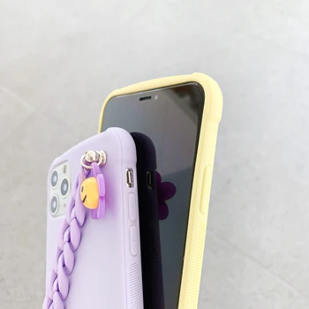 CHEERYMOON Krásné Macaron Slunečnice Náramek Pouzdro Pro iPhone 11 12 Pro Max XS Max XR X iPhone11 7 8 Plus POUZDRO