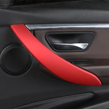 Car Styling kliky Dveří Rám Dekorační Kryt Čalounění 4ks Pro BMW 3 Série 4 3GT F30 F32 F34 2013-2019 ABS Interiérové Doplňky