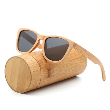 Ručně vyráběné Módní Polarizované sluneční brýle pro Muže a Ženy, Vysoce Kvalitní Přírodní Bambusové Dřevo sluneční Brýle UV400 gafas de sol hombres