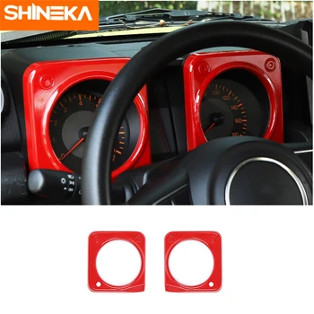 SHINEKA Car Styling Pro Suzuki Jimny Interiéru Vozu Red středová konzola Dekorace Kryt Štítek Příslušenství Pro Suzuki Jimny 2019+
