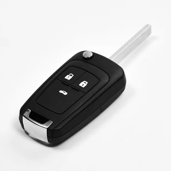 3 Tlačítka, Klíčové Případě Auto Flip Skládací Vzdálené Klíče S Uncut Blade Fob Případě Shell & Blade Pro Pro Chevrolet Cruze Aveo 2011 2012
