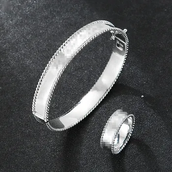 LISM nové mosazné jednoduché divoký temperament elegantní dopisy dámy prsten, náramky populární šperky nejlepší dárky