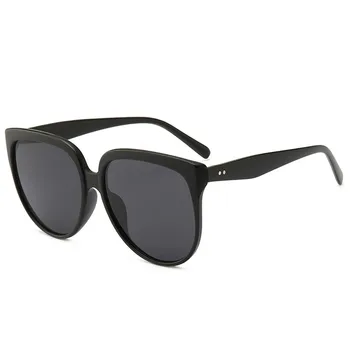 Xojox Módní Ženy Cat Eye sluneční Brýle Luxusní Nadrozměrných Sluneční Brýle, UV400 Retro Černé, Hnědé Značky Design Žena Brýle