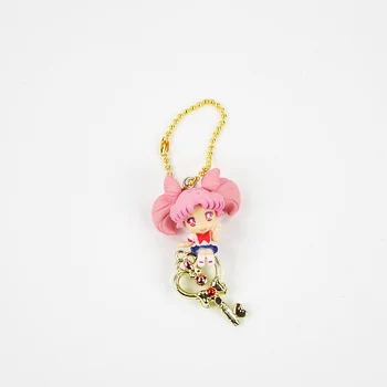 3ks/lot 5 cm Twinkle Dolly Sailor Moon Tsukino Chibi Usa Tuxedo Maska Mini PVC Postavy, Hračky, Přívěsky