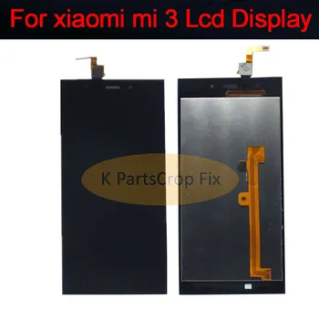 Pro Xiaomi Mi3 Displej Testovány 5 palcový IPS LCD Pro XiaoMi Mi 3 Mi3 Displej S Touch Screen Digitizér Montáž s rámečkem