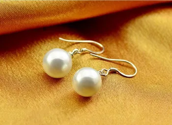 925 sterling silver módní perlové dámské náušnice šperky ženy, Vánoční dárek drop shipping Anti alergie
