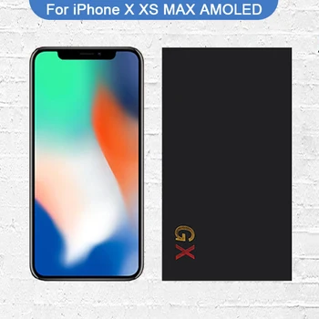 5ks AAA AMOLED Žádný Mrtvý Pixel Pro iPhone GX X XS MAX LCD Displej S Dotykové Obrazovky Výměna Digitizéru Shromáždění Pantalla