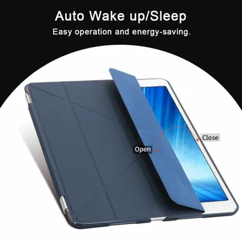 Tablet Pouzdro Pro iPad Vzduchu 10.5 inch 2019 Měkké TPU Zpět + PU Kůže Folio Flip Smart Cover