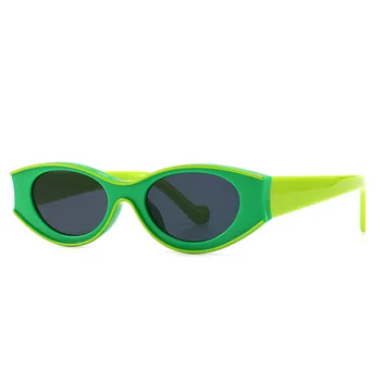 TEENYOUN Design Značky Cat Eye sluneční Brýle ve Stylu Pro Ženy, Muže Diamant Brýle Fishtail Rám Sluneční Brýle Brýle Oculos UV400