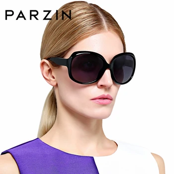 PARZIN Ženy Polarizované sluneční Brýle Ultra-lehké TR90 Rám Sluneční Brýle Anti-UV400 Módní Velký Rám Letní Příslušenství 9608