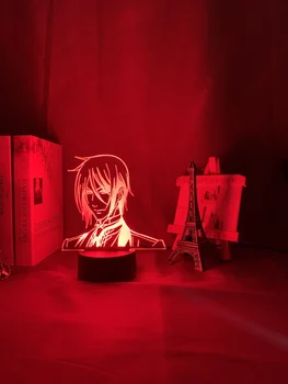 3D Led Noční Světlo Anime Black Butler Lampa pro Ložnice Dekor Světlo, Děti, Dítě, Narozeniny 16 Barvu Měnící psací Stůl 3d Lampa Dárek