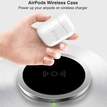 Qi Bezdrátové Nabíjení Nabíječka Pouzdro pro Apple AirPods Bluetooth Sluchátka