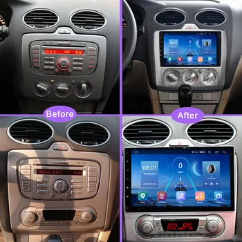 Autorádio Pro Ford Focus 2 Mk2 Mk3 2004-2011 S Carplay DSP HD 360 pro Sony Fotoaparát, Multimediální Přehrávač, GPS Navigace, 2 Din
