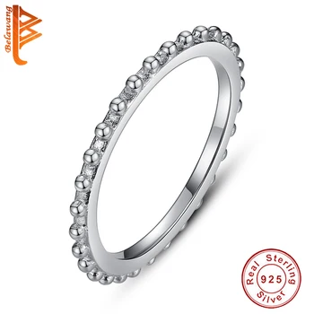 925 Sterling Silver Prstenů Lesklé CZ Jednoduché Kroužky pro Dívky, Dámy Zásnubní Vánoční Dárek 2019 Prst Prsten Šperky