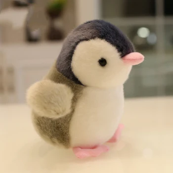 1ks roztomilé simulace tučňák Jižní Korea Q roztomilý plyšový tučňák panenky, plyšové hračky hezký plyšová zvířátka mini tučňák