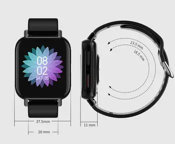 M96 Inteligentní Bluetooth Hodinky Smartwatch Volat Vodotěsné Srdeční Frekvence Krokoměr Krevní Tlak Fitness Tracker pro Muže, Ženy PK W26 P8