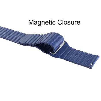 Rychloupínací Originální Kožené Smyčky Magnetické Hodinky Kapela Univerzální 20mm 22mm Watchband Pro Garmin Aktivní Pásek Pro SUUNTO 3 Fitness