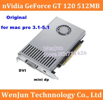 Doprava zdarma Originální pro Mac Pro A1310 NVIDIA GeForce GT120 - 512MB PCIe Grafická Karta pro macpro, imac 2008-2011 Vysoká Kvalita