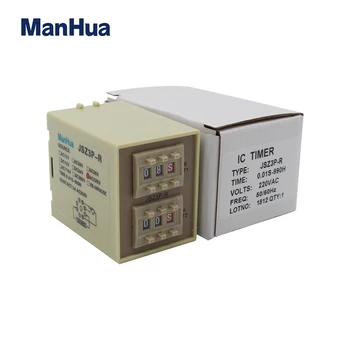 ManHua 220VAC Uzavřené CYKLU Časovač ZPOŽDĚNÍ Relé JSZ3P-R s 0.1 s-99H rozsah