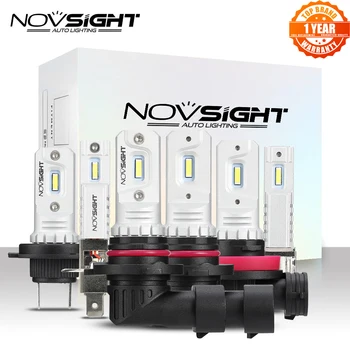 NOVSIGHT LED Auto Světla Žárovky 2000Lm H11 H7 H1 H3 9005 9006 Světla pro Denní svícení, Auto Doplňky, Mlhové Světlo 6000K Světlomet