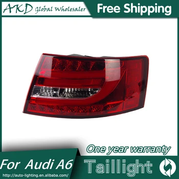 AKD Car Styling pro AUDI A6 zadní Světla LED zadní Světlo, LED Zadní Lampa DRL+Brzdy, Kufr, SVĚTLO, Automobilové Příslušenství