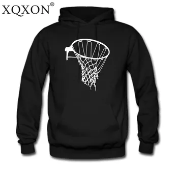 XQXON Podzimní a zimní High-kvalitní muži mikiny mikina Basketbalistu Koš čistý vzor H9