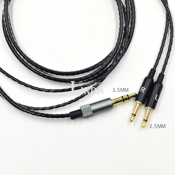 S Mic Vzdálené 5N OFC Kabel line pro B&W Bowers & Wilkins P3 sluchátka 3,5 mm-2,5 mm
