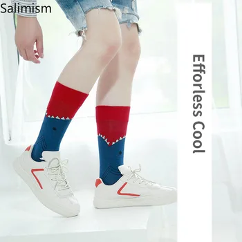 Šťastný Unisex Kreativní Karikatura Evropské Ženy Bavlněné Ponožky Osobnosti Streetwear Vtipné Sockken Ženy Harajuku Ponožky EUR 36-44