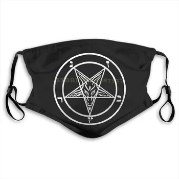 Maska Na Obličej Pentagram Čarodějnice Wicca Pohanské Crowley Satanské Goth Velikostí Proti Prachu S Filtrem Pro Muže, Pro Ženy, Děti, Holka, Masky