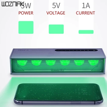 QIANLI iSee 2 Zelené Světlo LCD Displej Prachu, Displej Kontrolka Pro Mobilní Telefon Otisků prstů, Škrábance, Prach Opravy isee Moder