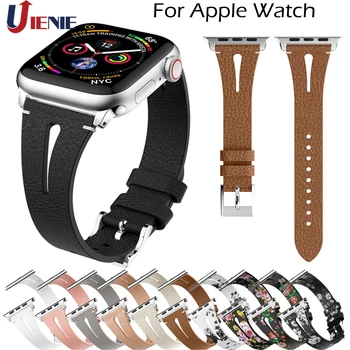 Kůže Watchband pro Apple Watch Band 42mm/38 mm/40 mm/44mm iwatch 5/4/3/2/1 Inteligentní Náramek Náramek Sport Náhradní Popruh