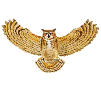 Původní originální divoký život zvířat, ptáků Hawk Owl figurky sběratelskou figurku, děti, vzdělávací hračky